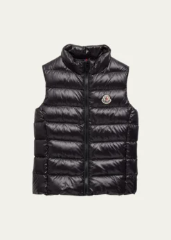 MonclerKid's Ghany Quilted Puffer Down Vest, Size 4-6