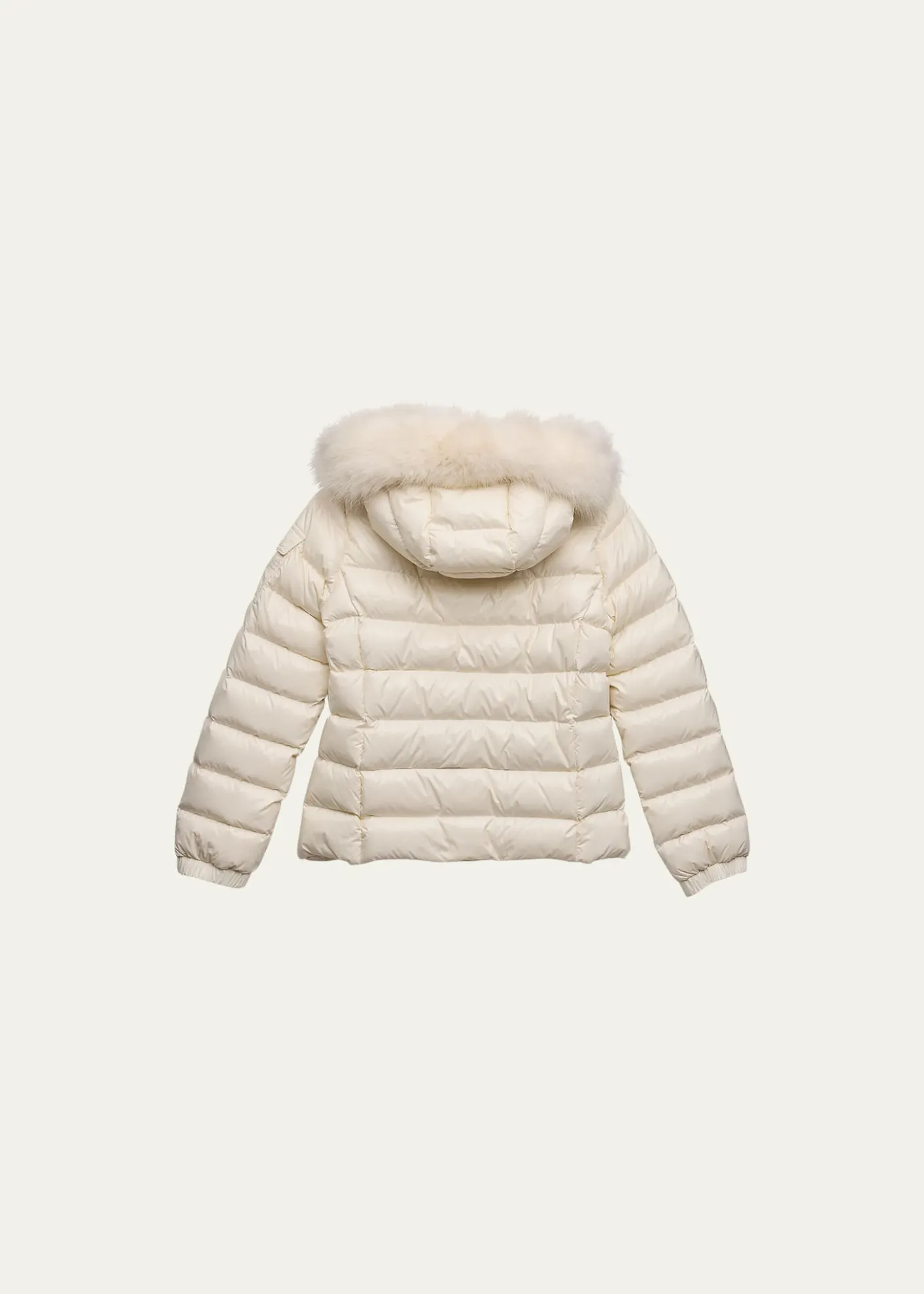 Moncler Kids Bady Faux Fur Quilted Jacket, Size 8-14