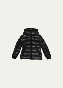 MonclerKid's Bady Quilted Logo Jacket, Size 8-14
