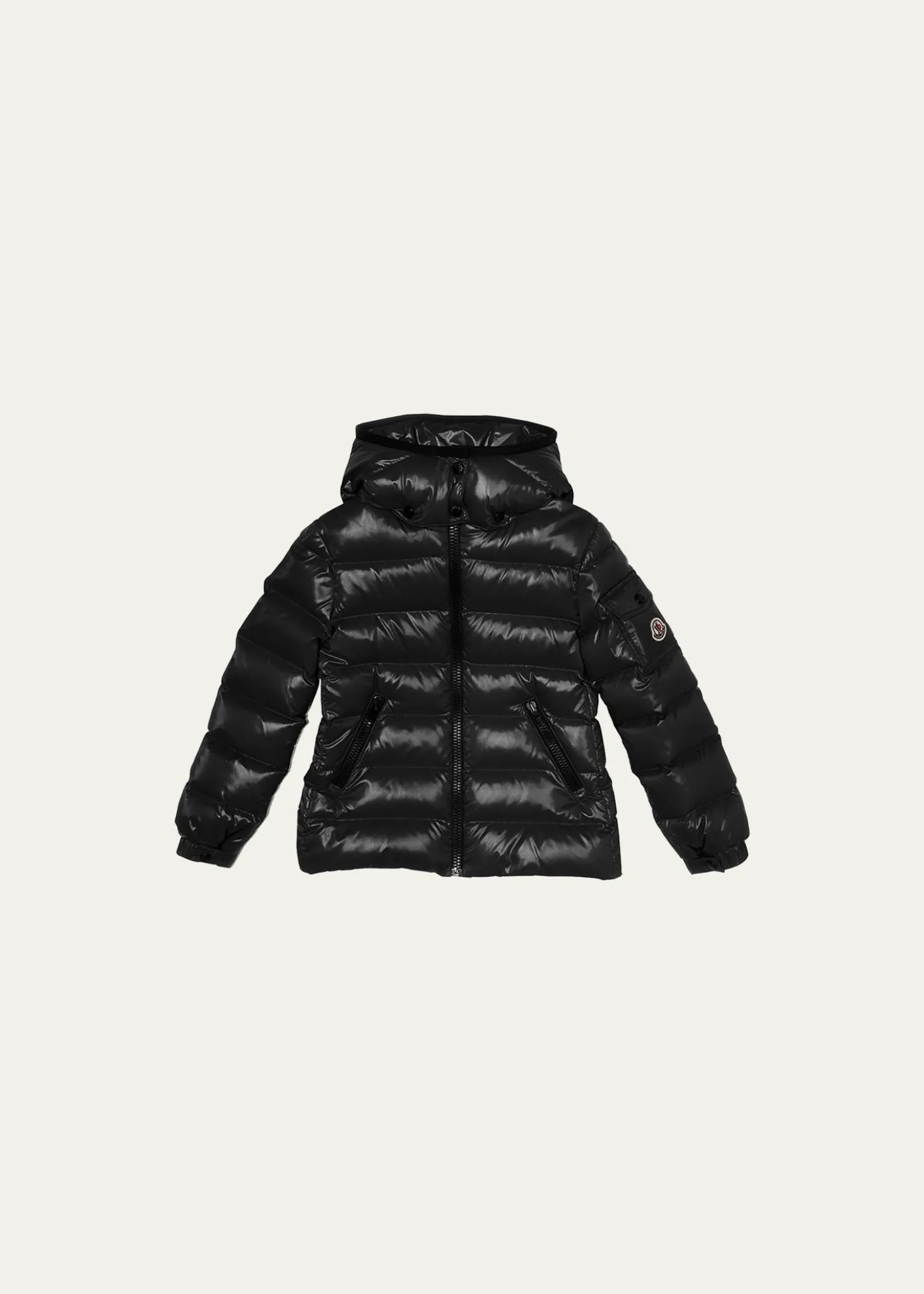 MonclerKid's Bady Quilted Logo Jacket, Size 8-14