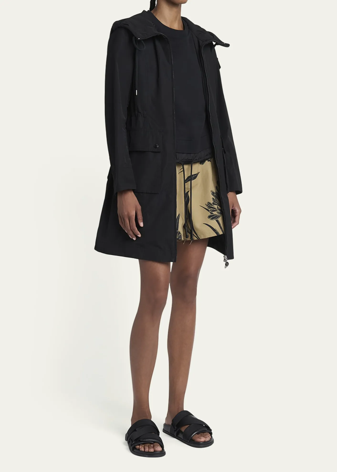 MonclerLaerte Long Hooded Parka