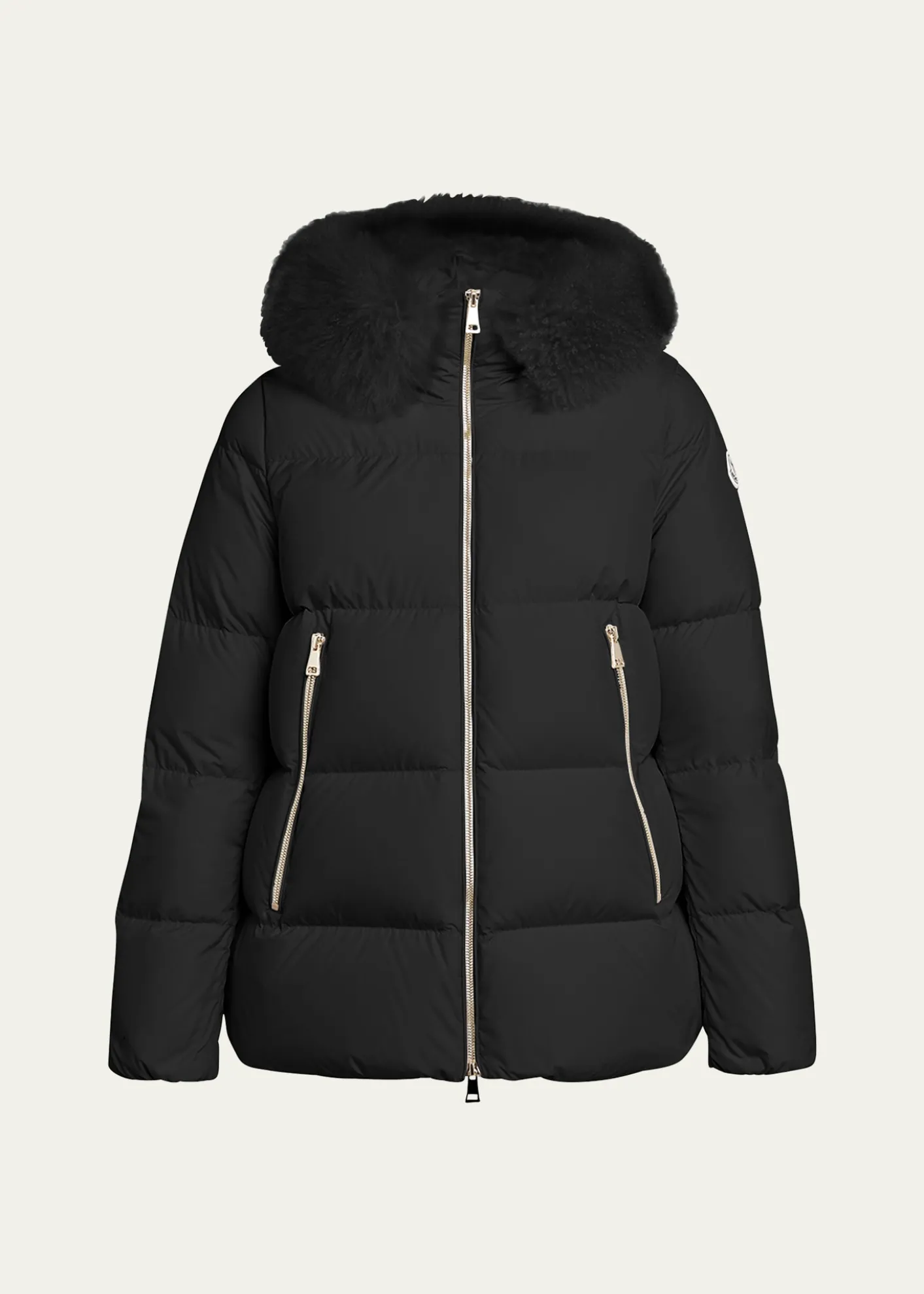 MonclerLaiche Short Puffer Parka Jacket