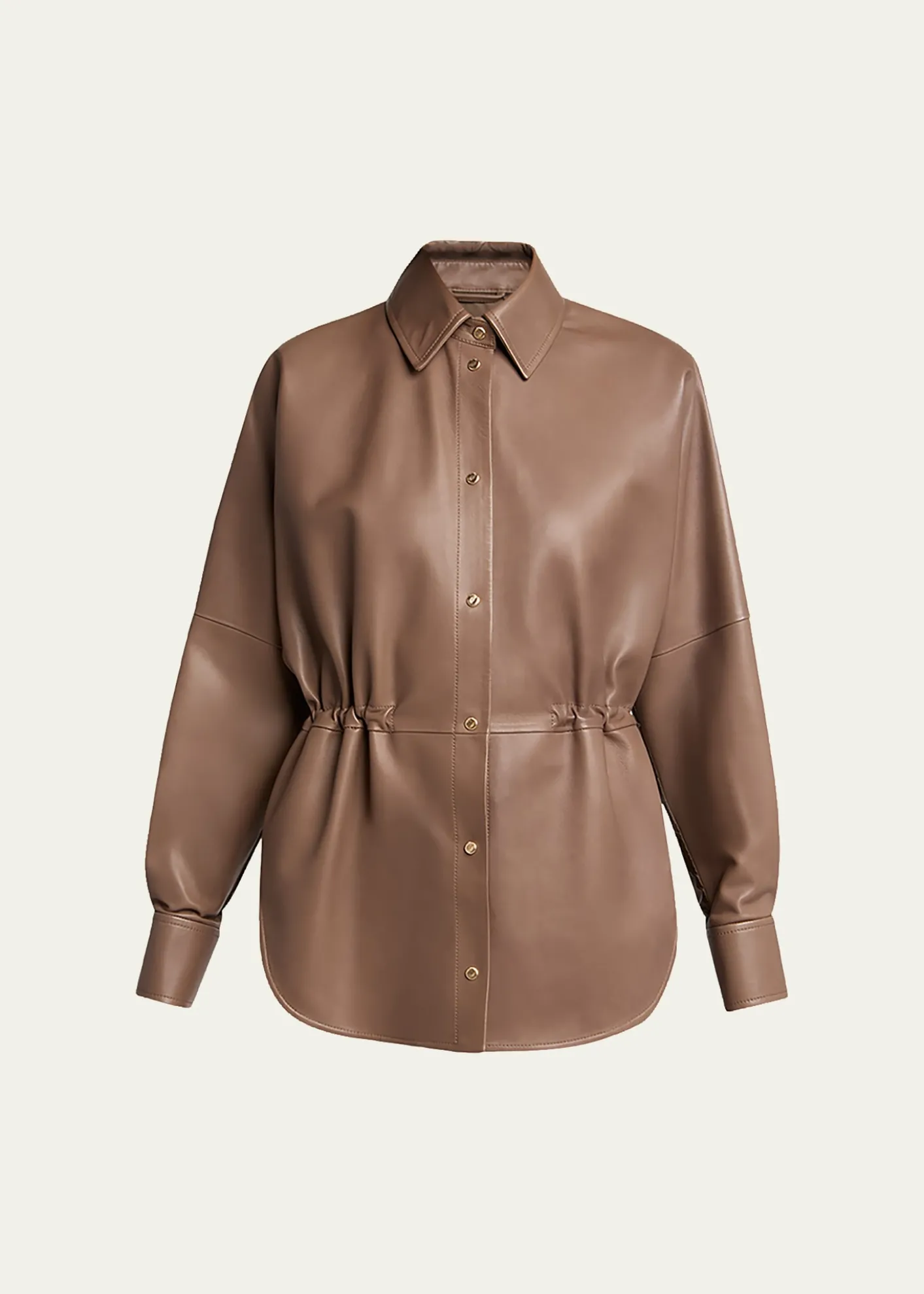 MonclerLeather & Nylon Shirt
