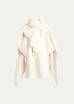 MonclerLightweight Taffeta Cape