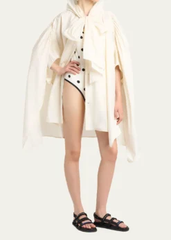 MonclerLightweight Taffeta Cape
