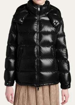 MonclerMaire Hooded Short Down Jacket