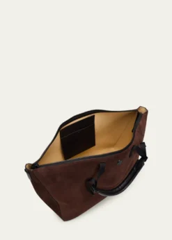 MonclerMen's Carlo Suede Leather-Trim Weekender Duffel Bag