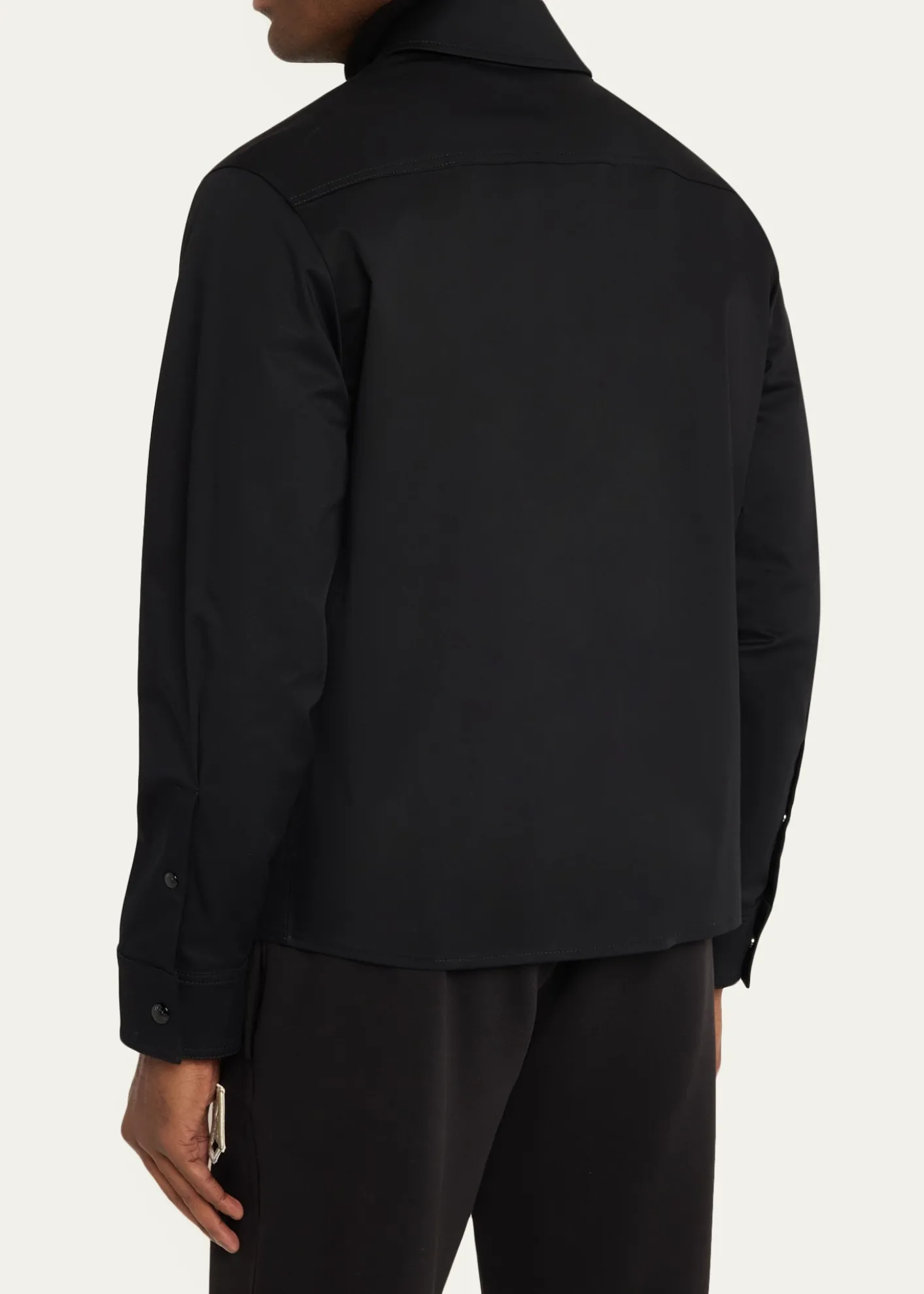 MonclerMen's Cotton-Blend Gabardine Shirt Jacket