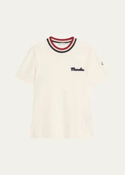 MonclerMen's Jersey Stripe-Ribbed Crewneck T-Shirt