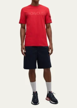 MonclerMen's Laminated Logo T-Shirt