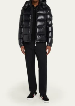MonclerMen's Maya Hooded Short Down Puffer Jacket