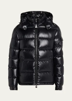 MonclerMen's Maya Hooded Short Down Puffer Jacket