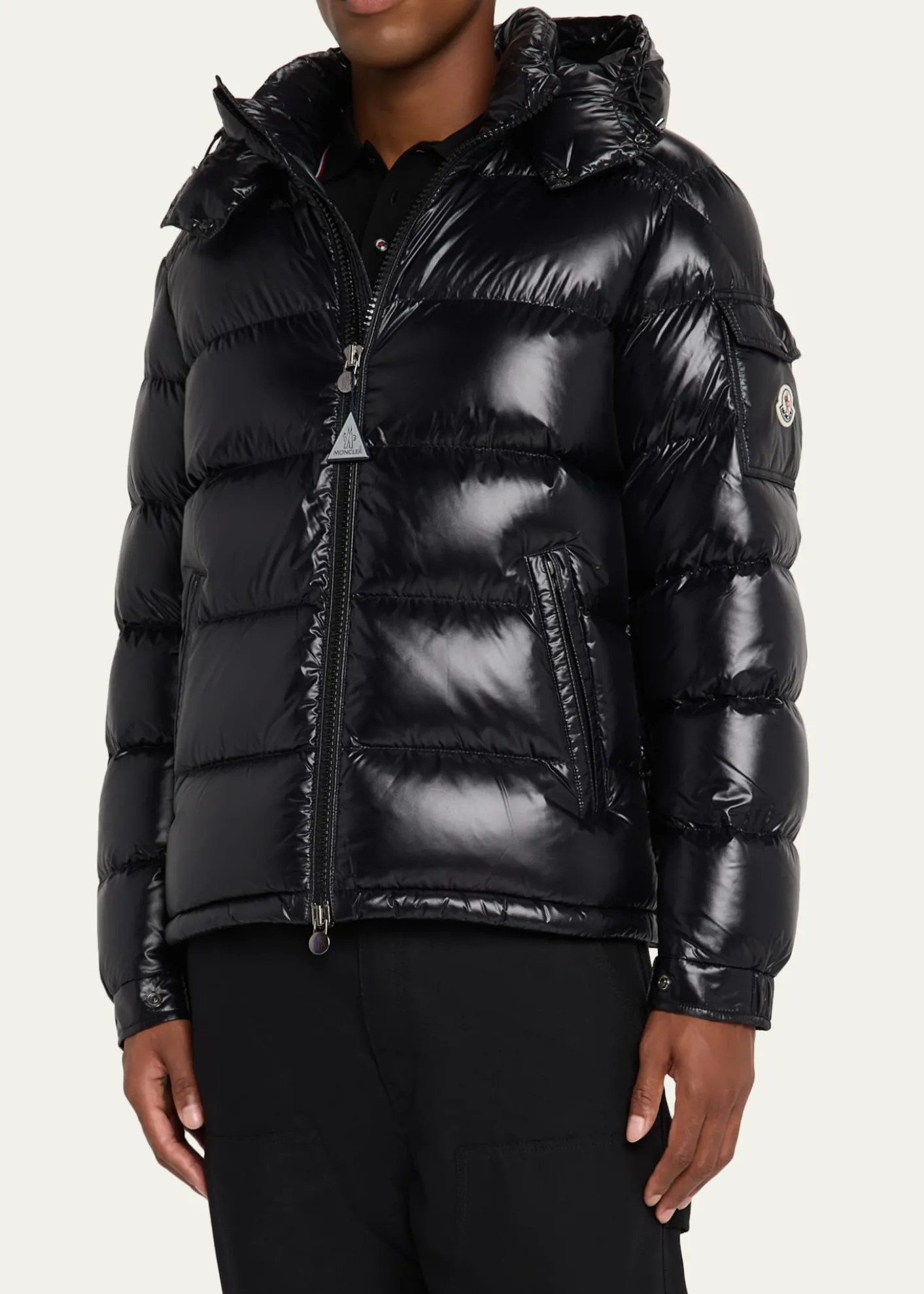 MonclerMen's Maya Hooded Short Down Puffer Jacket