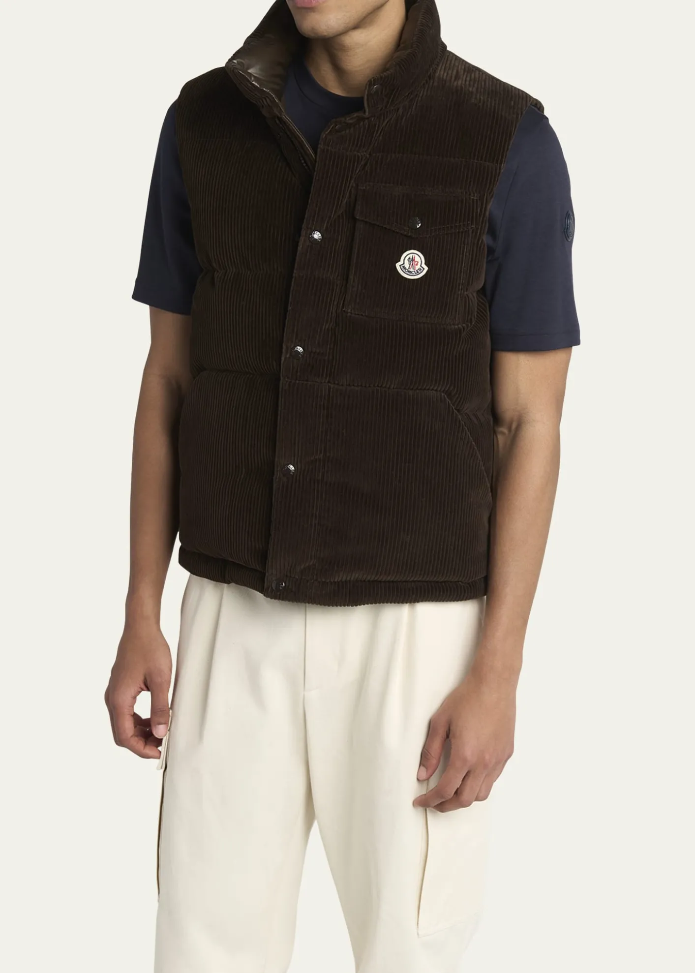 MonclerMen's Agen Full-Zip Corduroy Vest