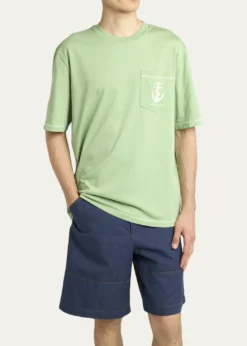 MonclerMen's Anchor Cotton Pocket T-Shirt