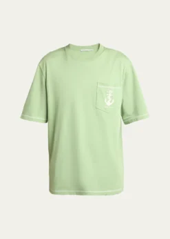 MonclerMen's Anchor Cotton Pocket T-Shirt