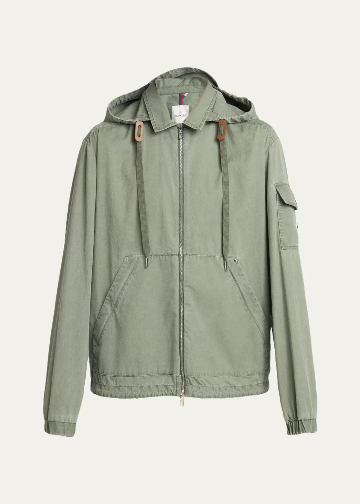 MonclerMen's Cotton Full-Zip Hooded Jacket