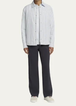 MonclerMen's Crescent Reversible Down Shirt Jacket