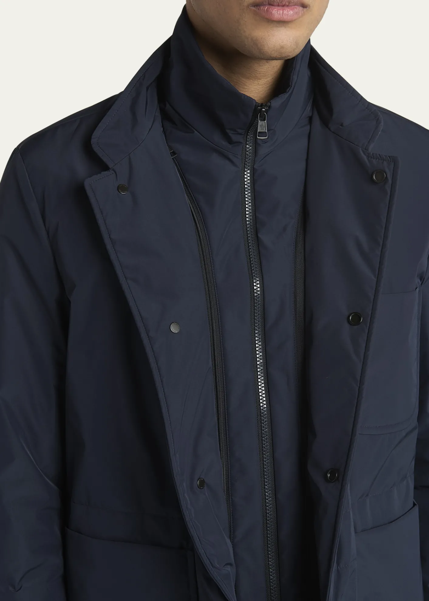 MonclerMen's Edit Navy Brieuc Jacket