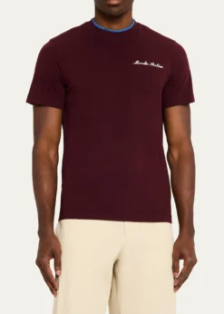 MonclerMen's Embroidered Logo Cotton T-Shirt