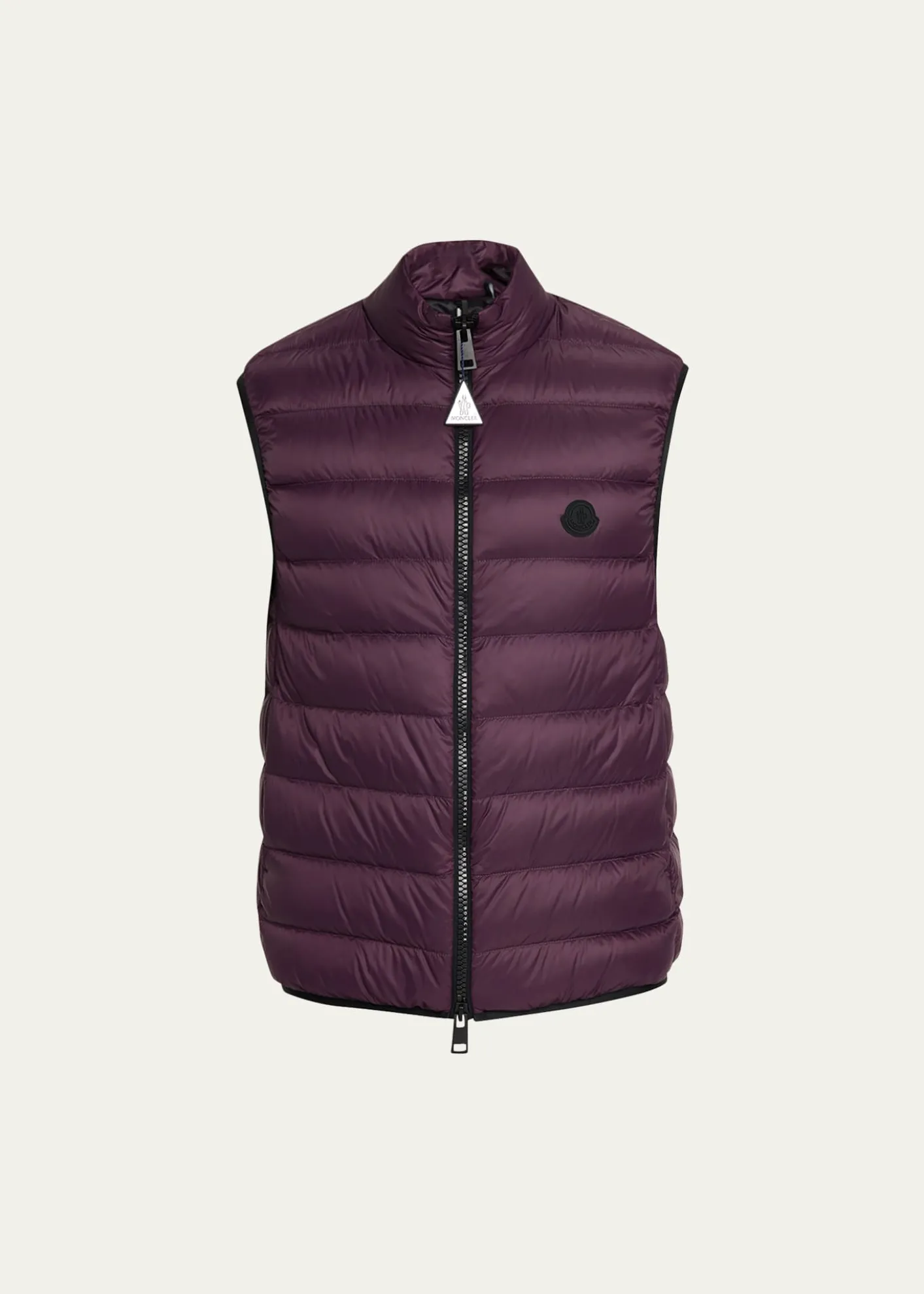 MonclerMen's Full-Zip Nylon Quilted Vest