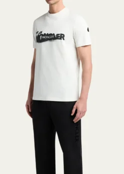 MonclerMen's Graffiti Logo Graphic T-Shirt