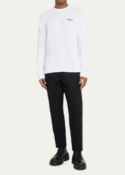 MonclerMen's Heavyweight Long Sleeve T-Shirt