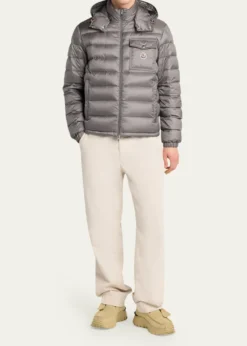 MonclerMen's Hood Logo Puffer Jacket