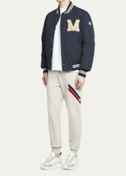 MonclerMen's Lateltin Padded Varsity Bomber Jacket