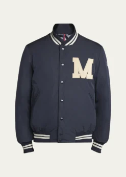 MonclerMen's Lateltin Padded Varsity Bomber Jacket