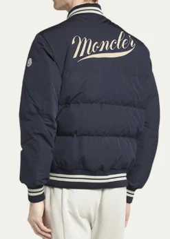 MonclerMen's Lateltin Padded Varsity Bomber Jacket