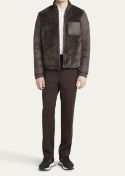 MonclerMen's Leather-Emblem Polo Shirt