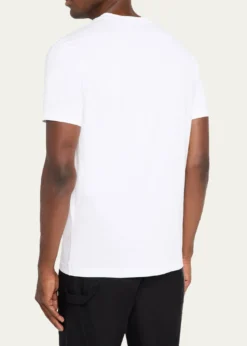 MonclerMen's Logo Script Crewneck T-Shirt