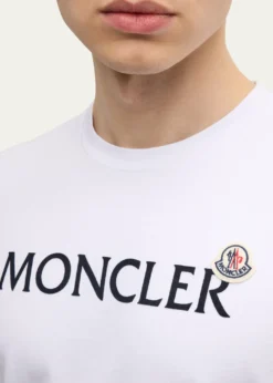 MonclerMen's Logo T-Shirt with Patch
