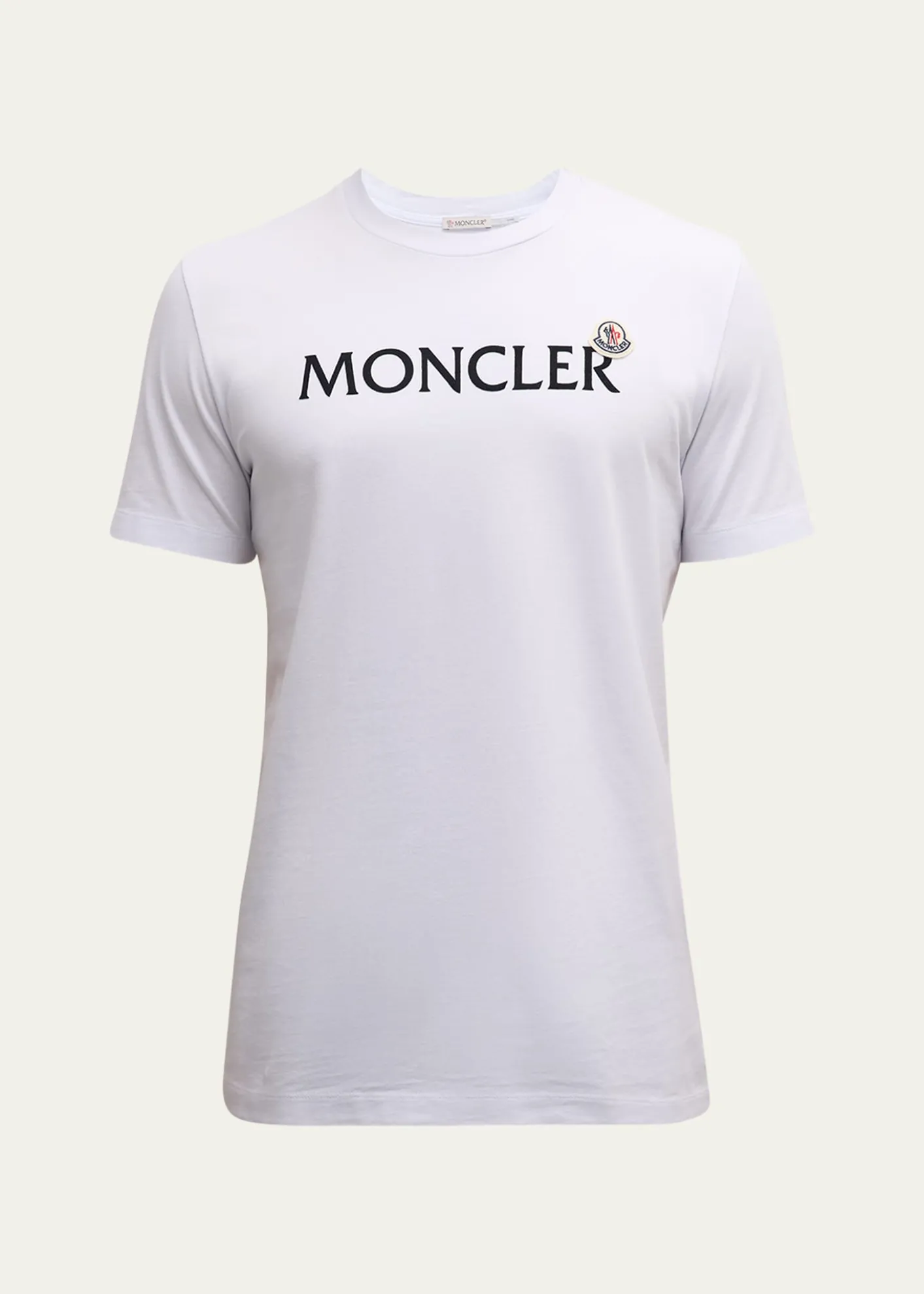 MonclerMen's Logo T-Shirt with Patch