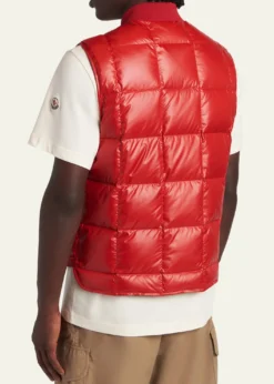 MonclerMen's Matte Polyester Quilted Vest