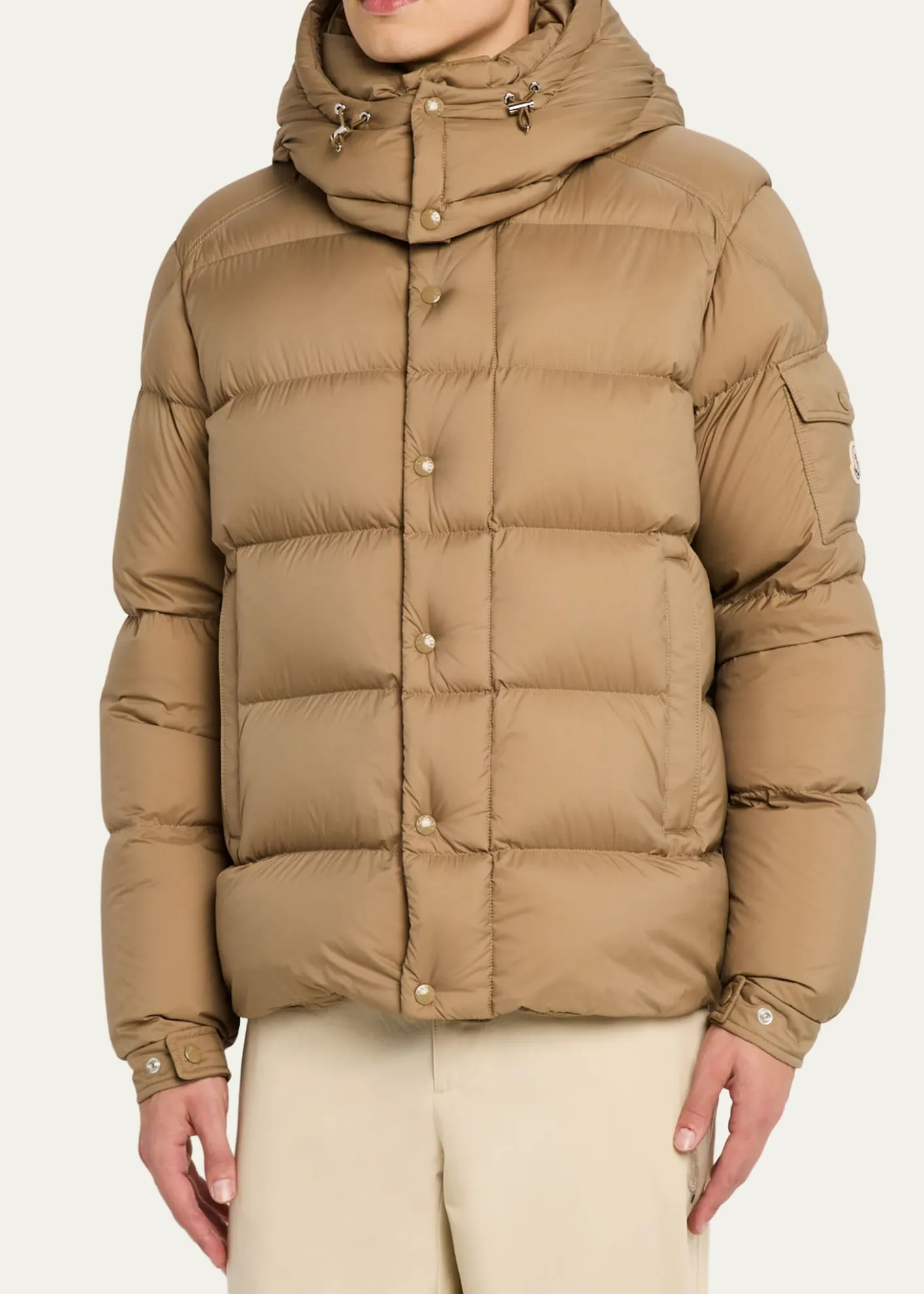 MonclerMen's Maya Hooded Short Down Puffer Jacket