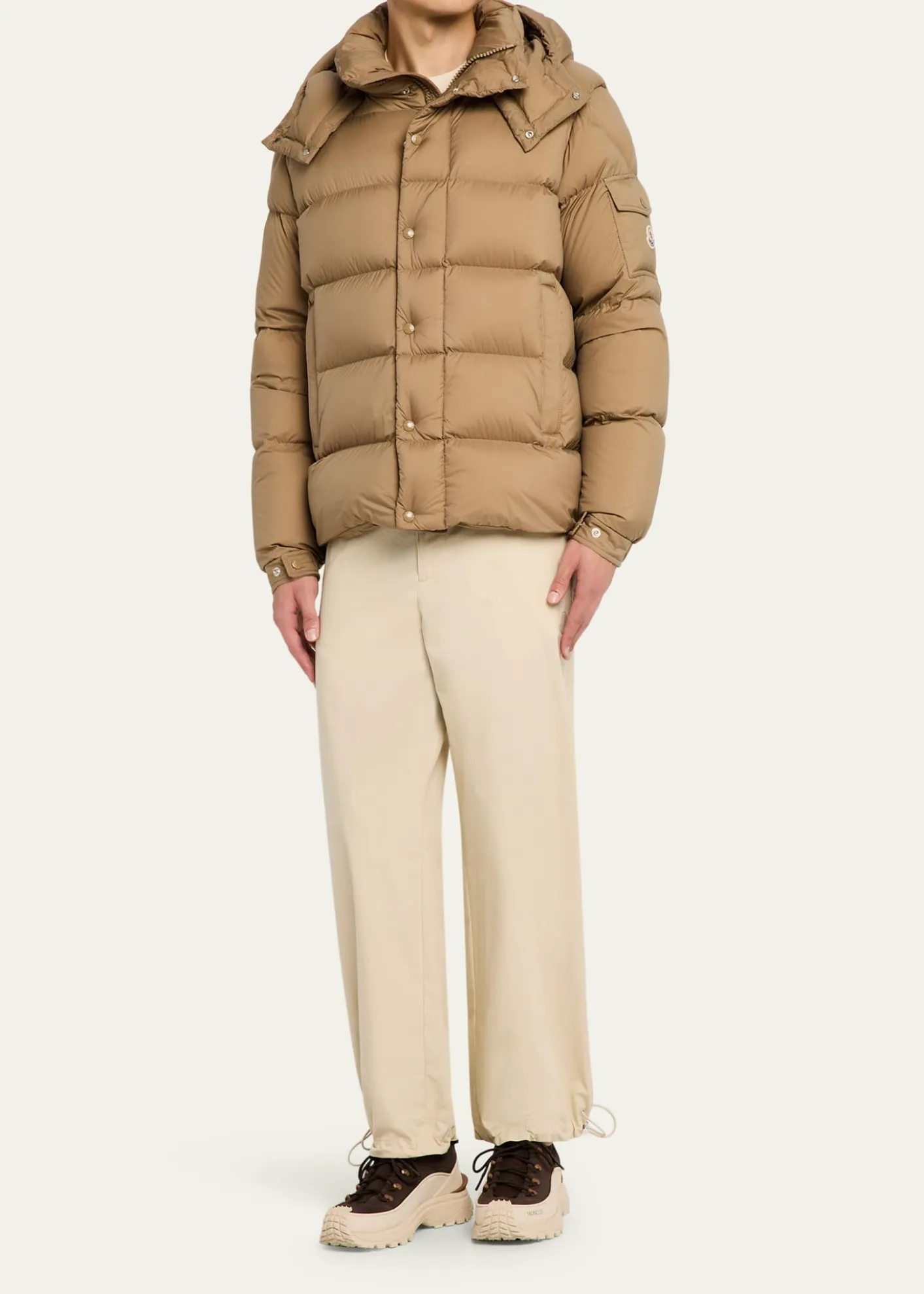 MonclerMen's Maya Hooded Short Down Puffer Jacket