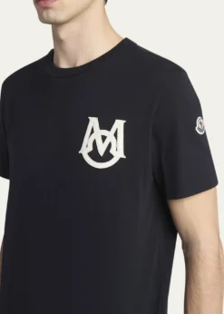 MonclerMen's Monogram Applique Crewneck T-Shirt