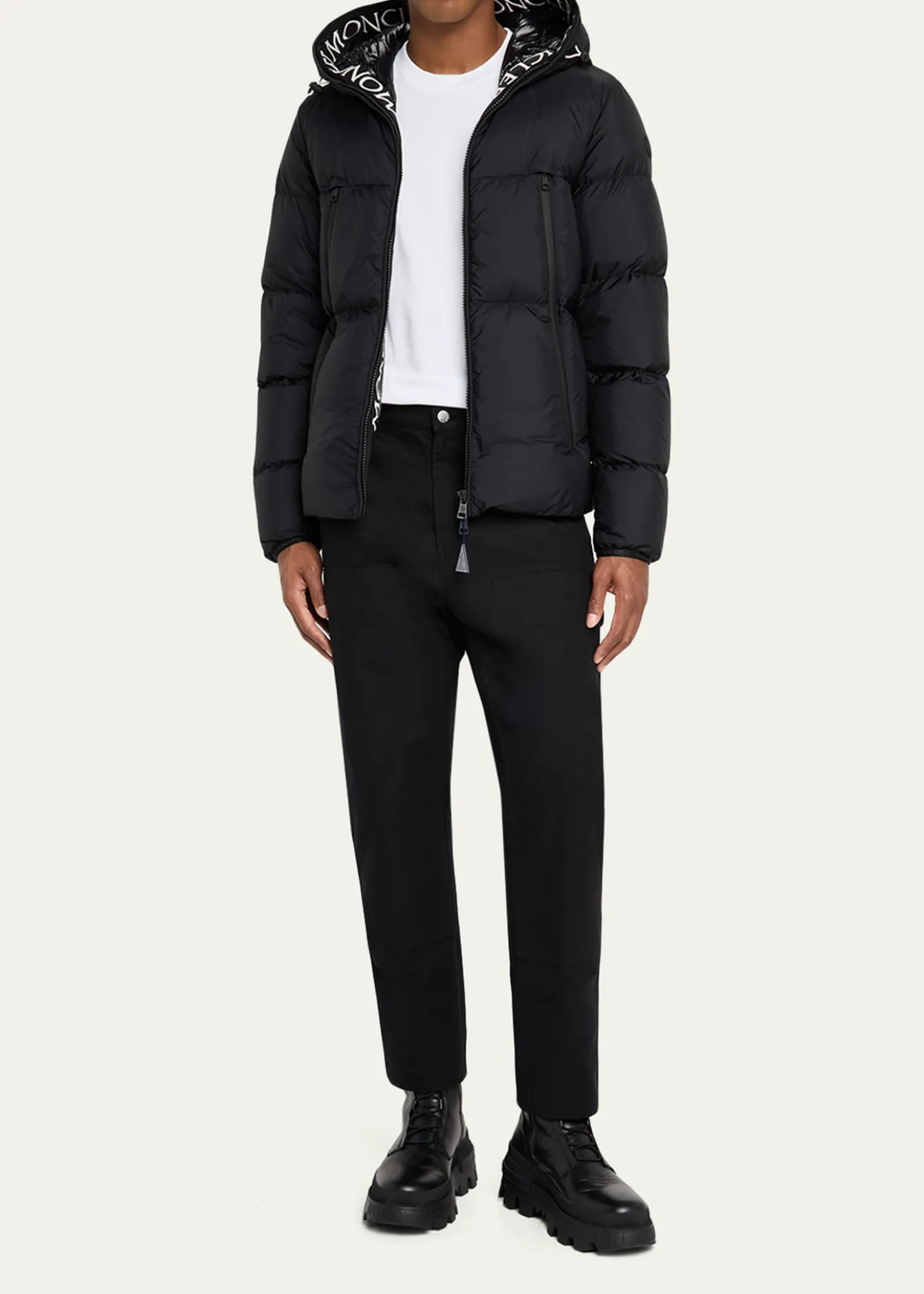 MonclerMen's Montcla Hooded Short Down Jacket