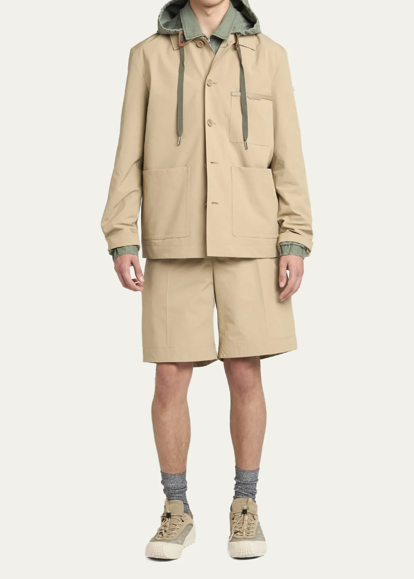 MonclerMen's Nanav Seersucker Shirt Jacket