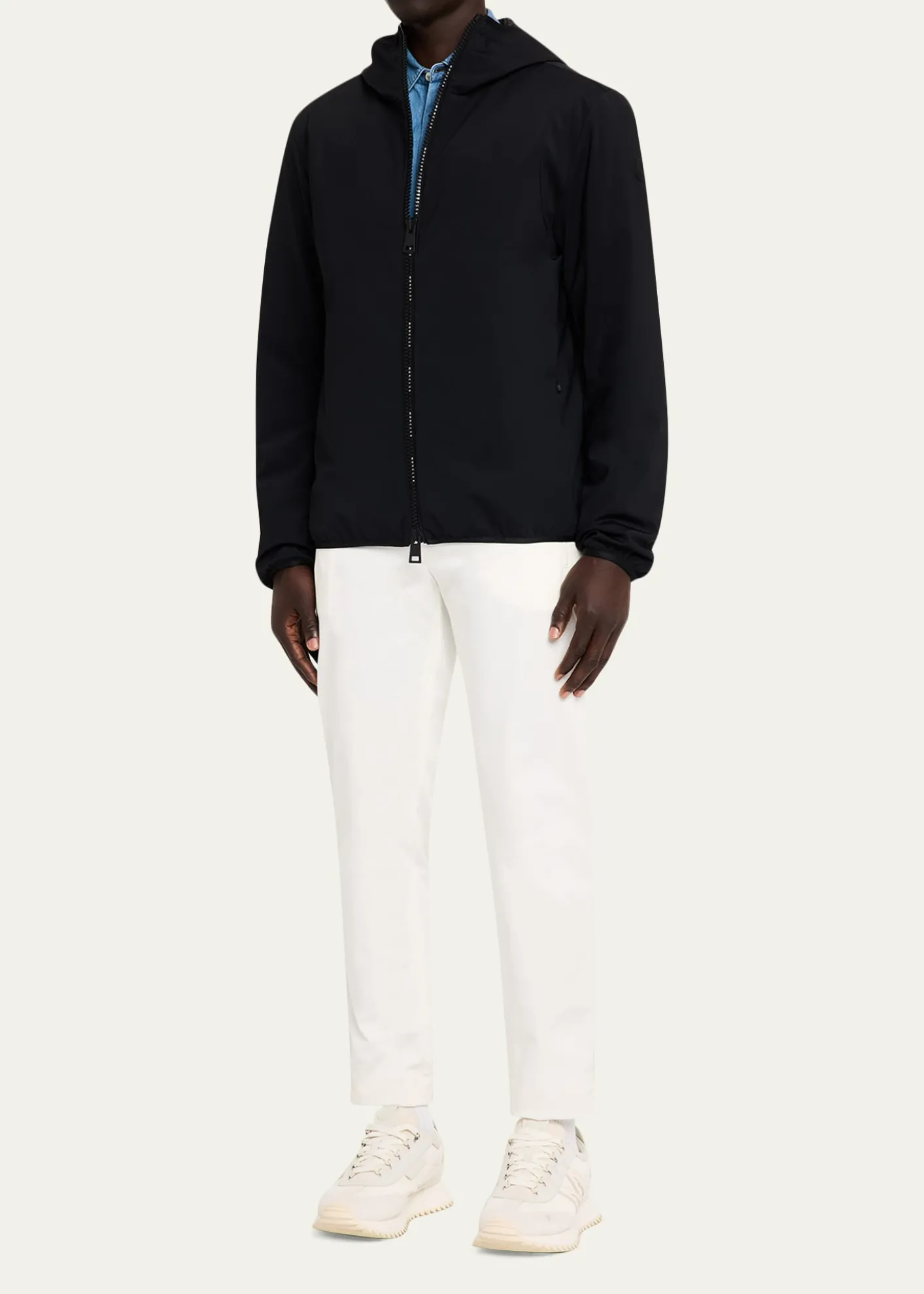 MonclerMen's Nylon Hooded Jacket