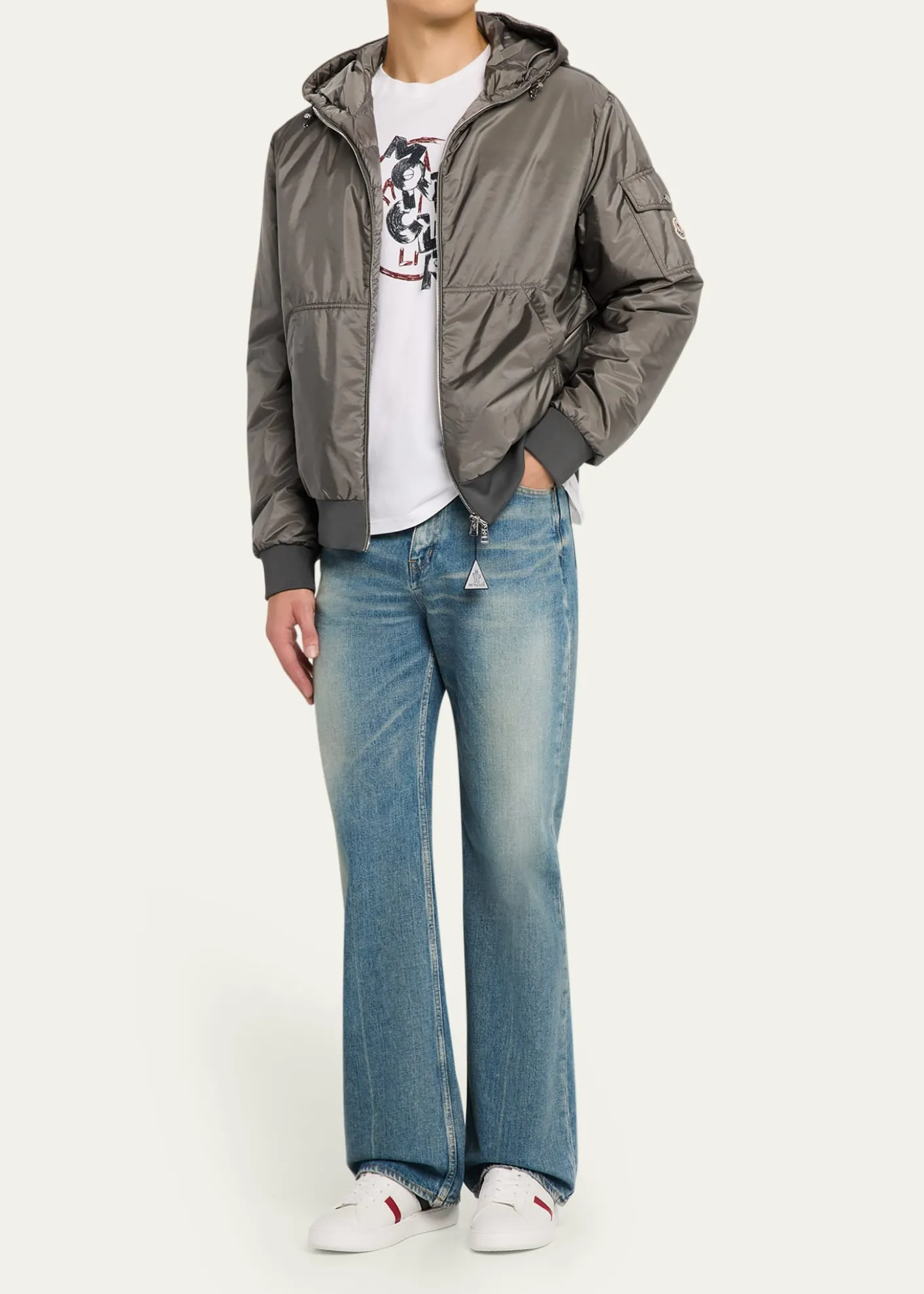 MonclerMen's Poiliot Hooded Nylon Down Jacket