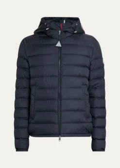 MonclerMen's Quilted Full-Zip Hooded Jacket
