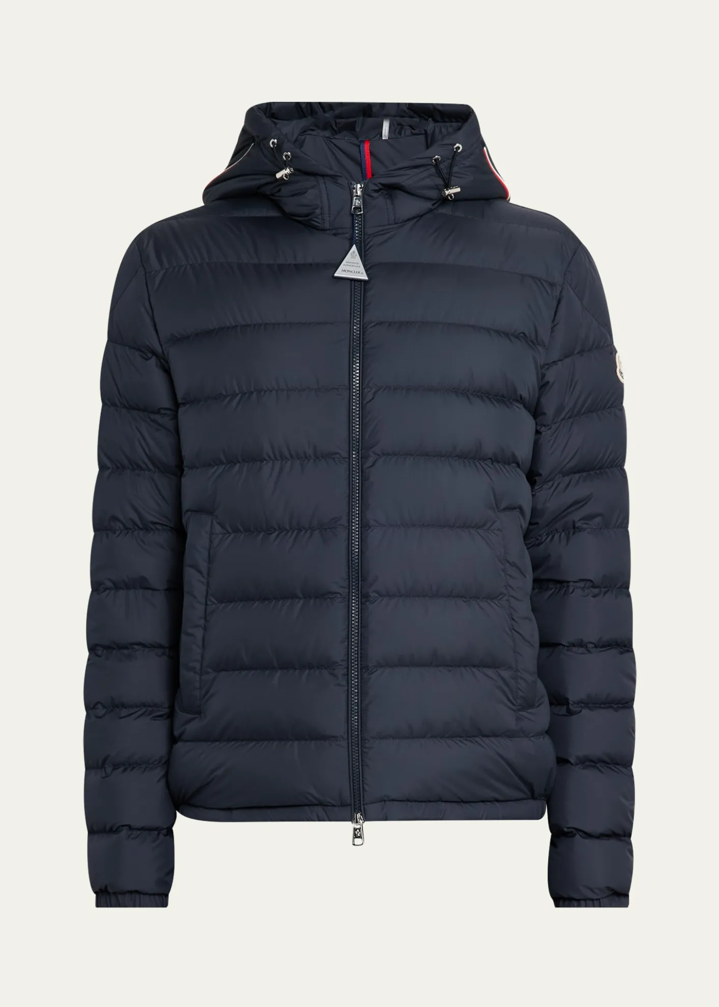MonclerMen's Quilted Full-Zip Hooded Jacket