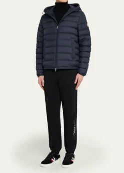 MonclerMen's Quilted Full-Zip Hooded Jacket