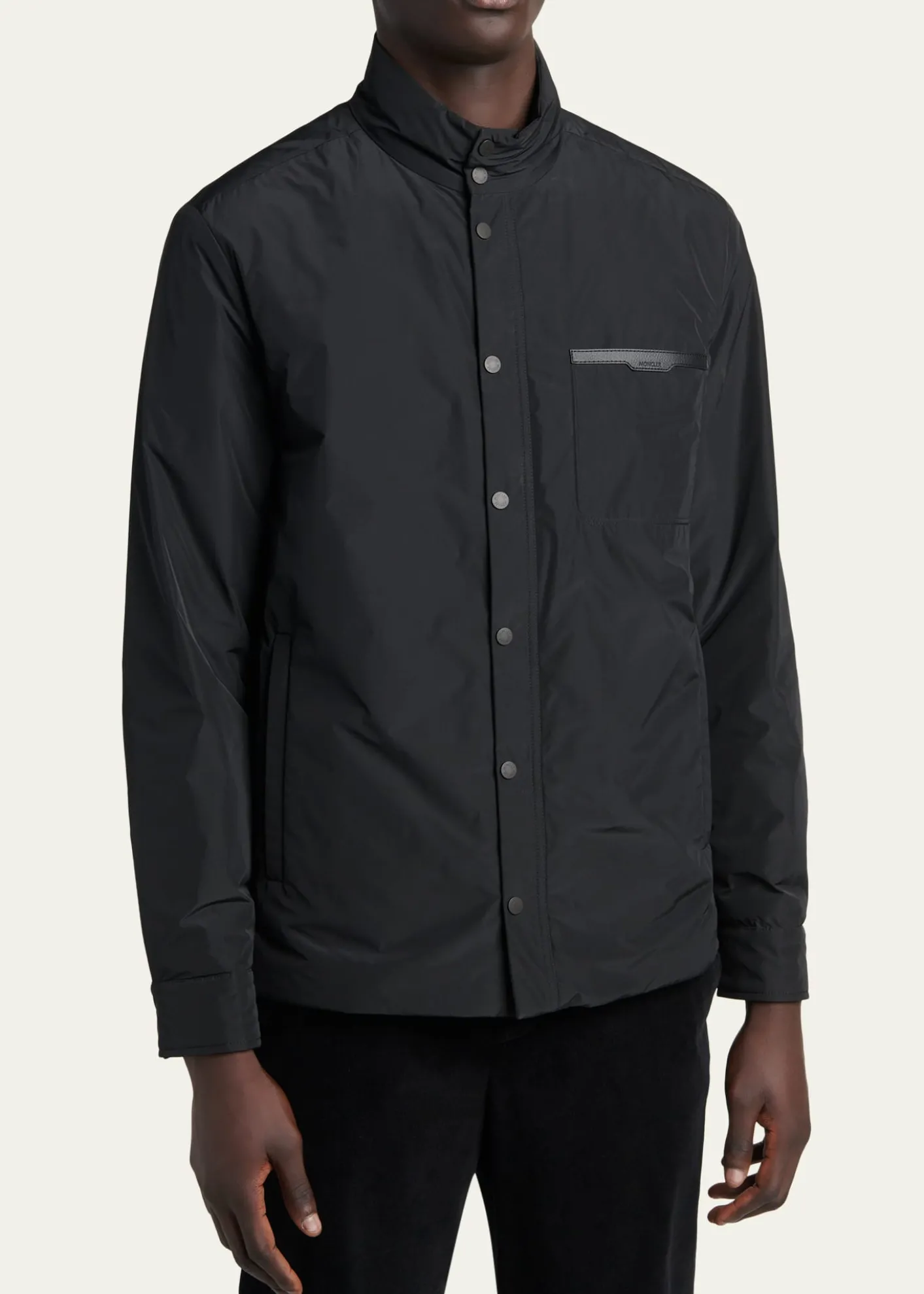 MonclerMen's Snap-Front Down Jacket
