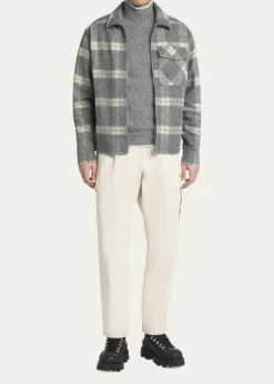 MonclerMen's Tartan Full-Zip Shirt Jacket