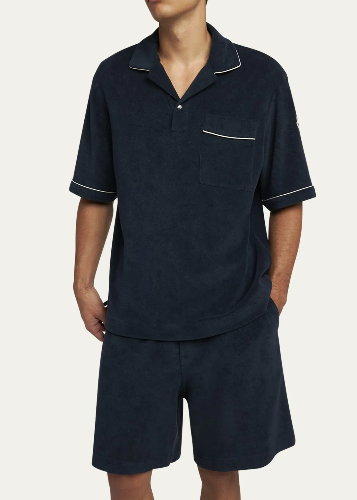 MonclerMen's Terry Polo Shirt