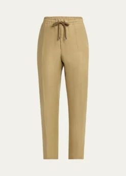 MonclerMen's Twill Linen Trousers